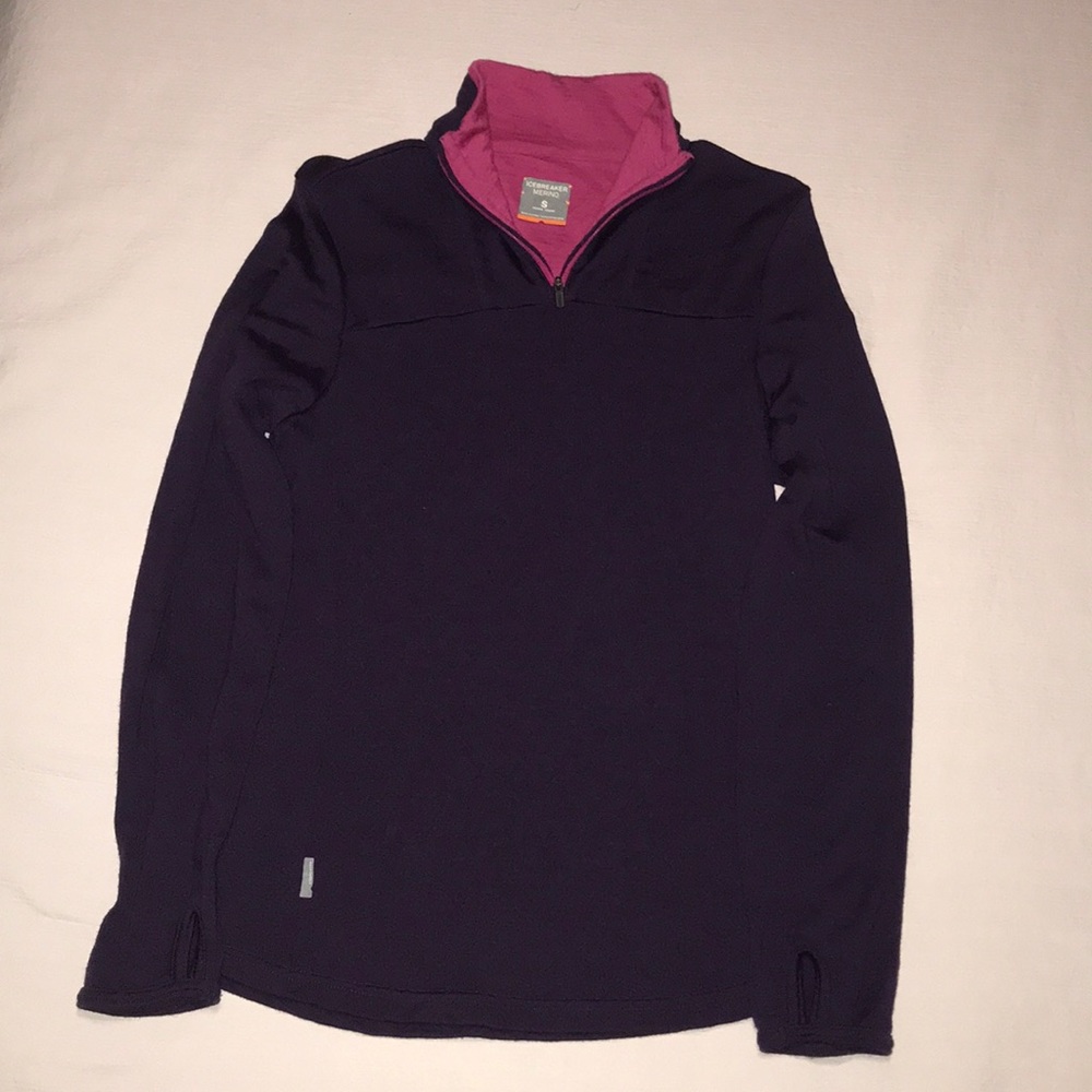 Icebreaker merino 1/4 zip.